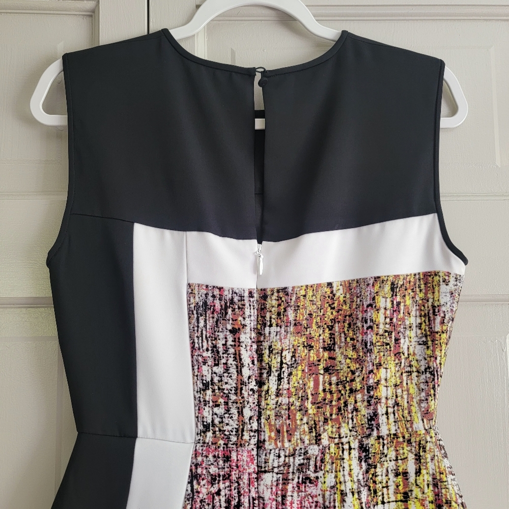 BCBGMaxAzria Alessandra‎ Business Casual Asymmetric Mini Sheath Dress Size 4 - Picture 8 of 15